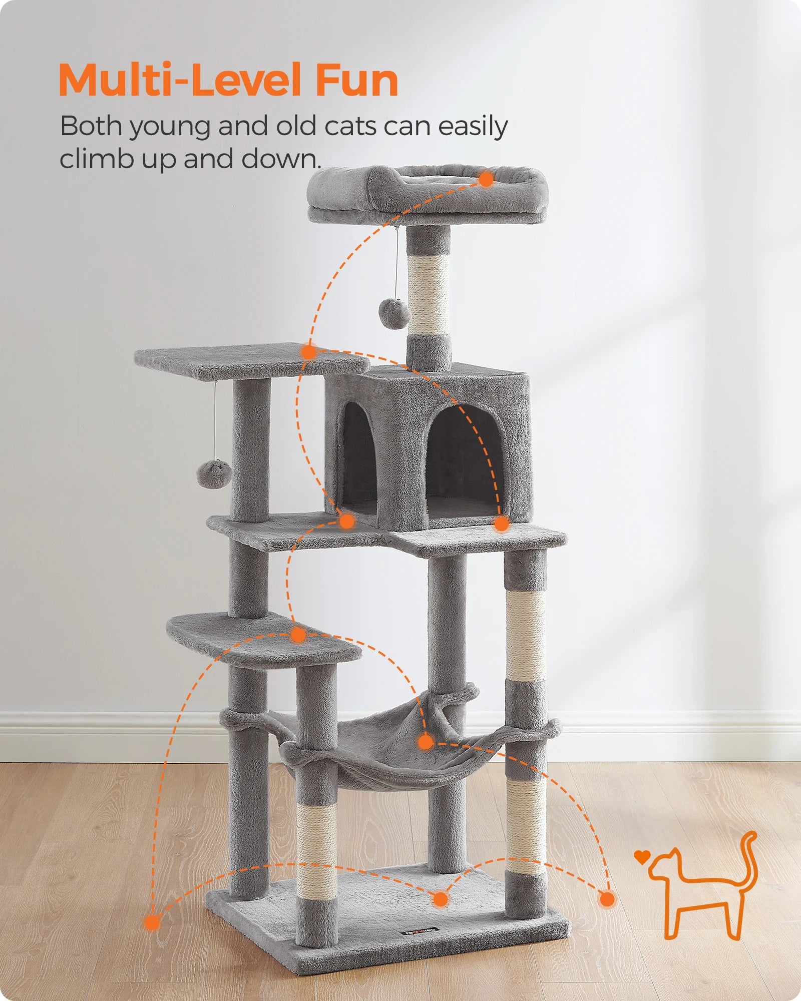 Feandrea Cat Tree / Cat Condo
