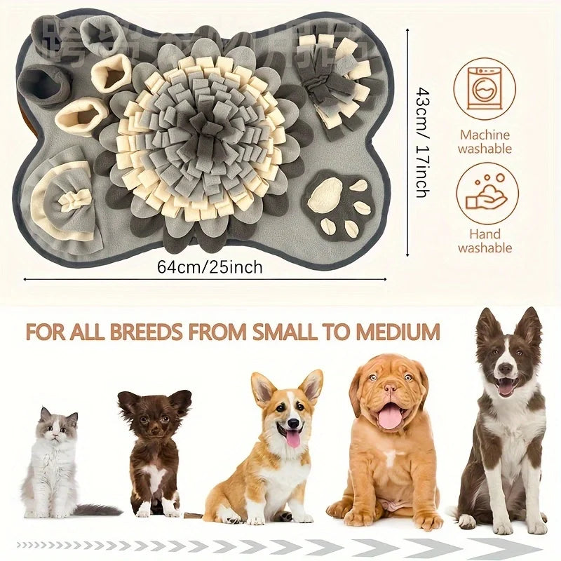 Pet Sniffing Mat For Foraging Skills And Slow Eating
